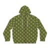 Grace Grenade Logo Pattern | Men's Full-Zip Hoodie - Image 7