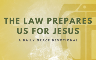 The Law Prepares Us for Jesus